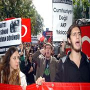 ANKARA DA DENİZ FENERİ STANDINA TEPKİ EYLEMİ
